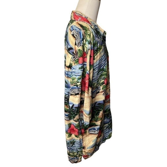 Big Dogs 4X Men’s Hawaiian Camp Shirt Tropical Coastal Beachy Vacation Resort - Picture 7 of 8